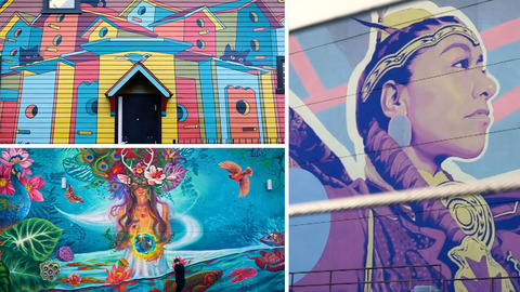 Add some art to your winter walk by checking out these stunning murals in Calgary