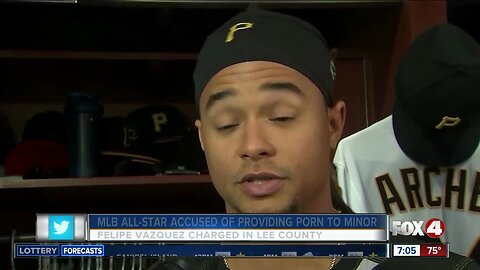 Pittsburgh Pirates pitcher charged with soliciting Lee County girl