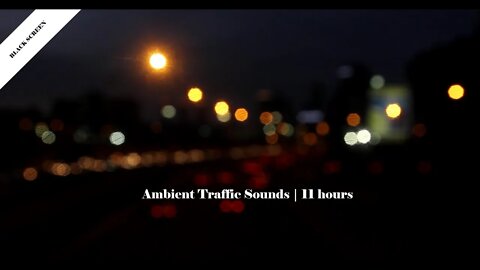 HIGHWAY AMBIENCE AT NIGHT FOR SLEEPING | 11 Hours ASMR White Noise