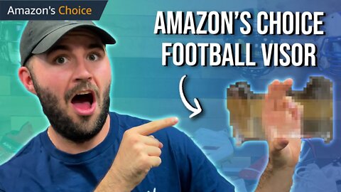 Amazon's Choice Football Visor?? It's *NOT WHAT YOU EXPECT*