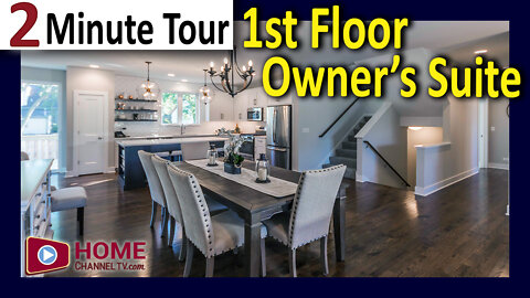 Custom Designed Home w/ 1st Floor Owner's Suite | 2-Minute House Tour - Custom House Ideas
