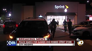 Sprint store in City Heights robbed by armed suspects