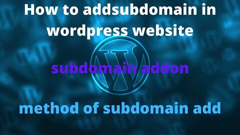 subdomain-:how to add subdomain in godaddy#susdomain#subdomainaddwebsite#websitewordpre@NABAJYITIDAS