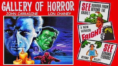 Lon Chaney GALLERY OF HORROR 1967 An Anthology of Five Tales of Horror FULL MOVIE HD & W/S