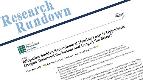 Research Rundown – Episode 12: Idiopathic Sudden Sensorineural Hearing Loss & HBOT