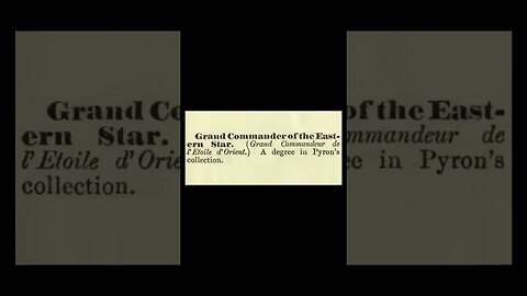 Grand Commander of the Eastern Star: Encyclopedia of Freemasonry By Albert G. Mackey