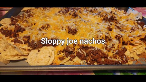 Sloppy Joe nachos