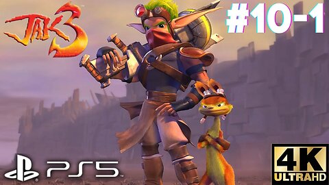 Jak 3 Mission #10-1: Climb The Temple & Glide To The Volcano | PS5, PS4 | 4K (No Commentary Gaming)