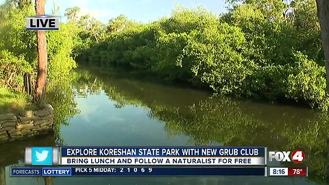Grub Club launches today at Koreshan State Park