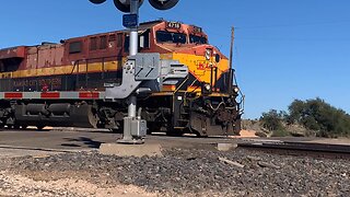 BNSF TransCon Congestion in Amarillo!