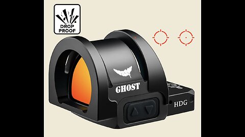 Cyelee Ghost HDG Red Dot for RMR Footprint - 2 MOA Dot & 26 MOA Circle
