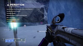 Destiny 2- Legend Lost Sector on Europa - Perdition 6-6-21