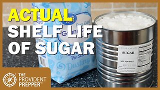 Food Storage: The Actual Shelf Life of Granulated Sugar