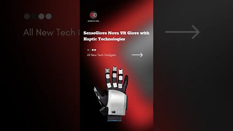 SenseGlove Nova VR Glove with Haptic Technologies #coolgadgets #gadgets #accessories #technology
