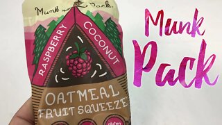 Raspberry Coconut Oatmeal Fruit Squeeze Munk Pack Review