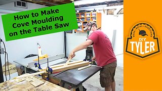 Make Cove Moulding on the Table Saw