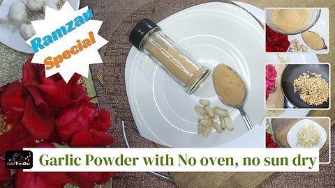 Quick and Easy Homemade Garlic Powder Recipe on Stove | DIY Seasoning Hack!