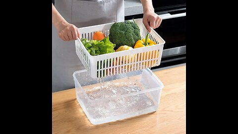 Refrigerator Organizer Fridge Storage Box Fresh Vegetable Fruit Boxes