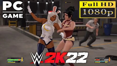 WWE 2K22 | MIRKO V MOMO YAOYOROZU! | Backstage Brawl [60 FPS PC]