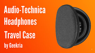 Audio-Technica Over-Ear Headphones Travel Case, Hard Shell Headset Carrying Case | Geekria