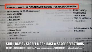 Secret Moon Base & Space Operations, Ret DoD Shifu Ramon