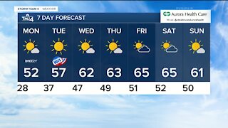 Warm week ahead begins on Monday