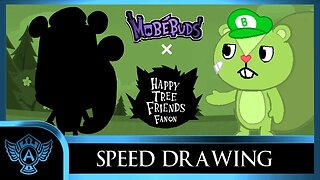 Speed Drawing: Happy Tree Friends Fanon - Bandai | Mobebuds Style