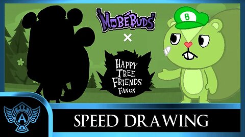 Speed Drawing: Happy Tree Friends Fanon - Bandai | Mobebuds Style