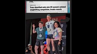 Trans-MAN breaks womans weightlifting record.