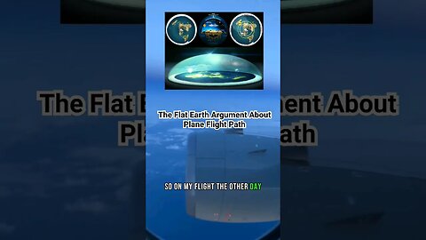 Flat Earth Argument About Flight Path #earth #history #flatearth #theearthisflat #nocurve #nasa