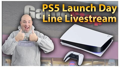 PlayStation 5 Launch Day Line Livestream! Join Us Outside Gamestop!