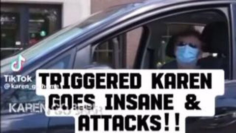 Triggered Karen Goes Insane & Attacks! MASKS MAKE YOU A KRAY KRAY KAREN...