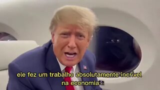 Trump pede votos para Bolsonaro