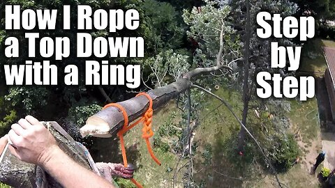 How I Rope a Top Down - Step by Step | Basic Tree Climber Technique
