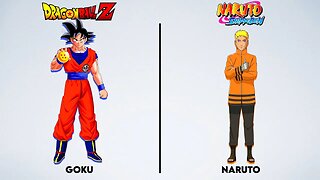 Dragon Ball vs. Naruto Character Counterparts