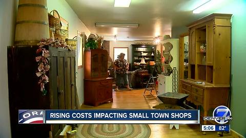 Rent prices affecting small business outside of metro area