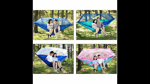 Portable Outdoor Camping Hammock With Mosquito Net