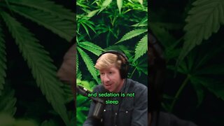 Marijuana effects on sleep and dreams - Joe Rogan & Matthew Walker #shorts