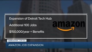 Amazon adding 100 new tech jobs, 25,000 square feet of space in Detroit