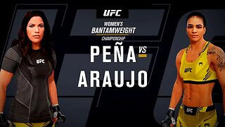 EA Sports UFC 4 Gameplay Viviane Araujo vs Julianna Pena