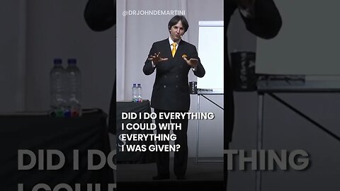 Are You Giving it Your All? | Dr John Demartini #shorts