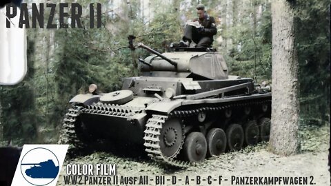 WW2 Color footage Panzer II Ausf AII - BII - D - A - B - C - F - Panzerkampfwagen 2.