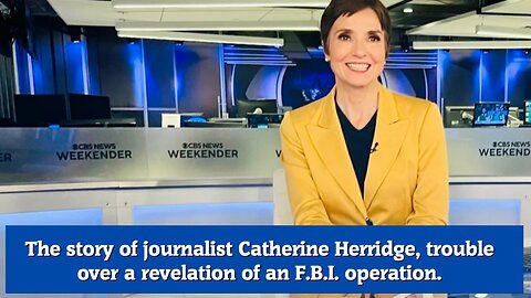 The story of journalist Catherine Herridge, trouble over a revelation of an F B I operation