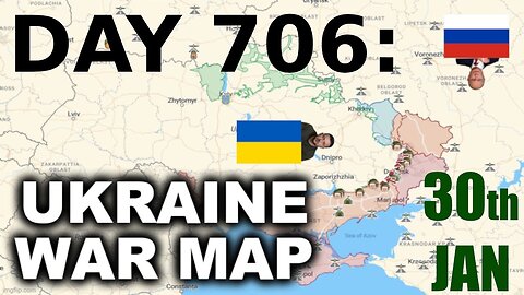 Day 706: The Ukrainian map in the war with Russia