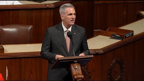 LIVE: Kevin McCarthy on House floor after report that the U.S. is in a recession...