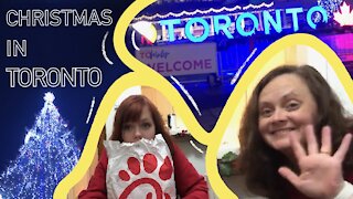 Christmas lights and Chick fil a || Toronto Vlog ||