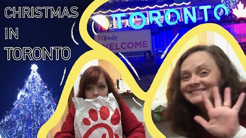 Christmas lights and Chick fil a || Toronto Vlog ||