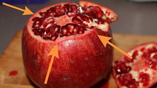 How To Peel a Pomegranate The Fast Way