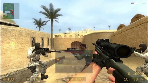 Counter Strike Source Dust 2 Bots #91 Only Sniper Rifles