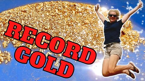 I broke my GOLD RECORD!!! Let the Gold Rush begin!!